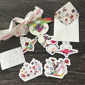 Louis vuitton murakami ribbon and stickers